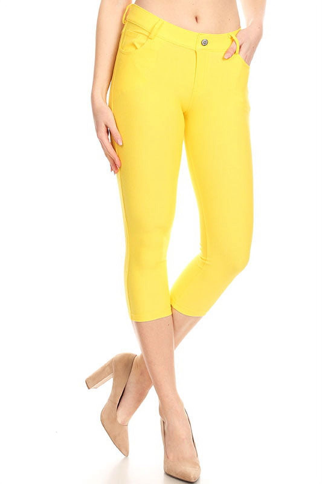 Women's Plus Size Solid High Waist Full Length Leggings - Walmart.com